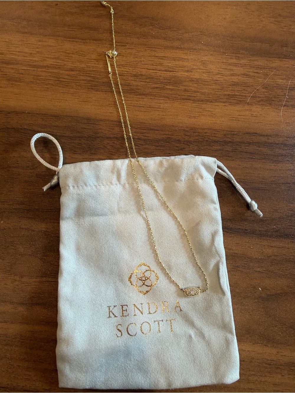 Kendra Scott Gold Pendant Necklace